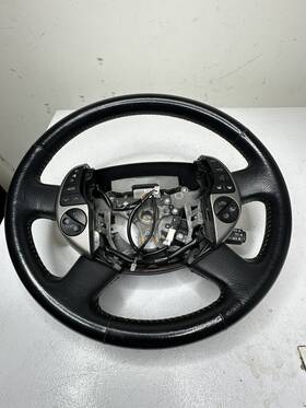 994204 Toyota 2006 2007 2008 Prius Steering Wheel Black Leather With Switches