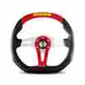 Trk35bk0b Momo Trek Silver Black Aluminum 350 Mm Diameter Steering Wheel P N