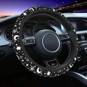 Dax-435777738-fa Tsiqrt Moon And Star Steering Wheel Cover Car Accessories Cute For