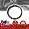 U012448 Omac Inch Black Pu Leather Car Steering Wheel 8698797653541