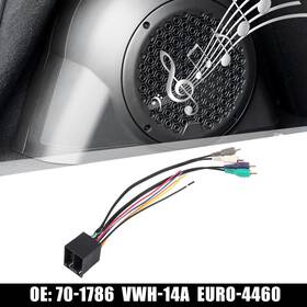 70-1786 Uauto1 Car Stereo Cd Player Wiring Harness Wire Radio Adapter For Vw Golf 85-01