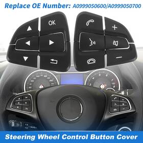 A0999050700 Uauto1 A0999050600/a0999050700 Steering Wheel Control Button Cover For Mercedes-benz A Class W176 16-18