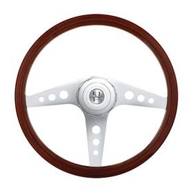 88181 United Pacific Steering Wheel 18 Inch Gt Style Wood For 2006 Peterbilt