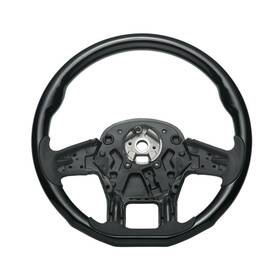 88336 United Pacific 18 Inch Yourgrip Wood Glossy Black Steering Wheel For 2013-2021 Kenworth T680