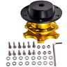 6oichb Universal Car Steering Wheel Quick Release Hub Racing Adapter Snap Off Boss Set