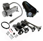 V101c-3-003a-d2 Viking Horns Loud Decibels Trumpet Air Horn Kit With Gal