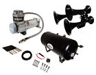 V103c-6-307b Viking Horns Psi Loud Black Train Air Horn Kit With