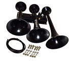 V311-1b Viking Horns Loud Trumpet Black Train Air Horn With Electric