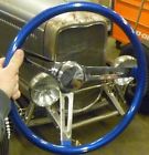 Moon001198 Van Gasser Metalflake Hot Style Vintage Custom Rat Wheel Rod Blue Vw Steering