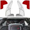 Vaqp215silver Lha Steering Wheel Shift Paddle Extended Shifter For Dodge Challenger