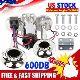 St-1018s Visvic Dual Trumpets Speaker 600db 12v Car Electric Horn Fit Boat Train Super Loud