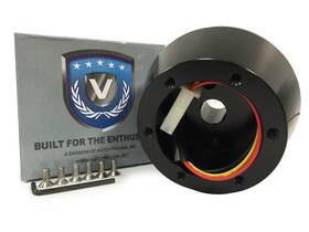 Sth1025blk Volante Hub Adapter 6-bolt Black 1984-2004 Ford Mustang