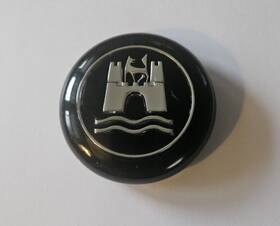 113951501c Volkswagen Oem Vw Wolfsburg Crest Emblem Horn Button Bug Beetle 1960-1971