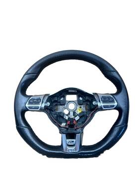 1k8419091 Volkswagen 10-14 Golf Gti Tdi Tiguan Leather Steering Wheel Oem