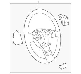 5c0-419-091-ah-81u Volkswagen Genuine Steering Wheel