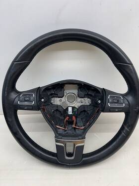 5c0-419-091-k-usz Volkswagen Oem Black Leather Steering Wheel For Jetta Wagon
