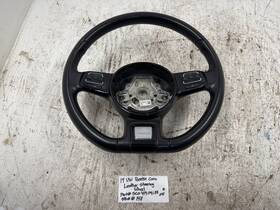 5c0419091ek Volkswagen 12-19 Vw Beetle Oem Black Leather Flat Bottom Multi Function Steering Wheel