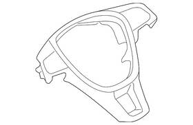 5g0-419-685-c-3q7 Volkswagen Genuine Steering Wheel Trim