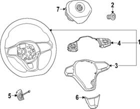 5h0-419-089-gf-agd Volkswagen Genuine Steering Wheel