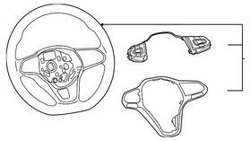5h0-419-093-d-ypg Volkswagen Genuine Steering Wheel