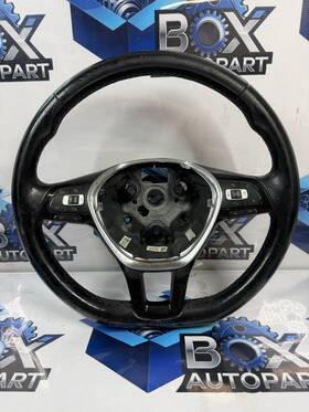 Volkswagen A879-nbf25100 2011-2016 Jetta Steering Wheel With Cruise Control Switches Black Oem