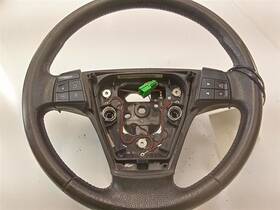 235.vo1i05 Volvo 2005-2008 S40 Steering Wheel With Switches Black Leather Oem Tested