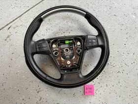 30778743 Volvo 2006-2010 S40 V50 C30 C70 Black Leather Sport Steering Wheel Switch Bad