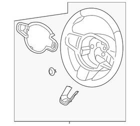 32288769 Volvo Genuine Steering Wheel