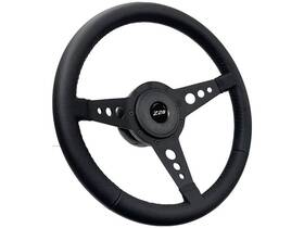 St3156-8b-71 Vsw 1990-2002 Chevy Camaro Z28 6 Bolt S6 Black Leather Steering Wheel Kit White