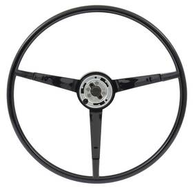 3600l Vsw Steering Wheels 1964 Mustang 1963-64 Falcon With Generator 3-spoke 16 Inch Wheel Black