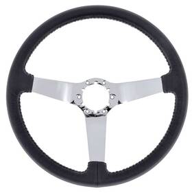 St3040b Vsw Steering Wheels S6 Step Series Wheel 14.5 Inch Corvette Style Chrome Center Spokes