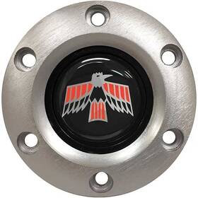 Ste1029bru Vsw Steering Wheels 1967-69 Firebird 6-hole Horn Button S6-series Red Logo Brushed