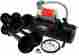 Vxo8530 4114b Vixen Horns Loud 4 Quad Trumpet Train Sound Air Horn Full System Kit 1.5 Gal Tank Compressor 636967105023