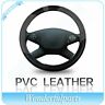 W11602210ps Wonderfulparts Protector Durable Black Grey Pvc Leather Car Steering Wheel