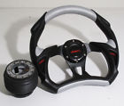 Wheelcombo-147-225-p0 Jdm Sport Del Sol Battle Style Steering Wheel Silver Black