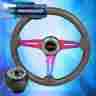 Wheelcombo-7408-210-w6 Epartsgogo Jdm 6-bolt 345mm Steering