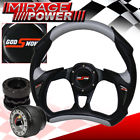 Wheelcombo-7701-281-n2 For Accord Battle Black Silver Steering Wheel Extender Hub Godsnow