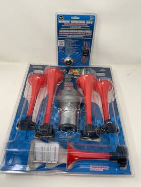 Wolo 080217004305 Model 430 Dixieland 5 Air Horn Set With Wiring Kit