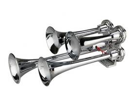 Wolo 080217008532 853 Philly Express Truck Train Horn Chrome