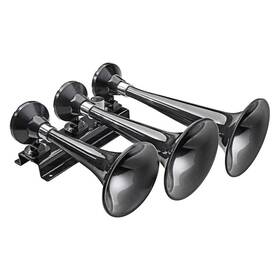 Wolo Manufacturing Corp. 080217008556 855 - Express 3 Trumpet Black Train Horn