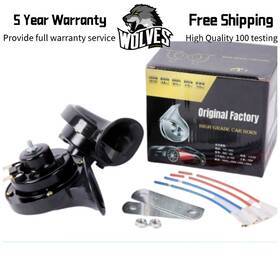Biaozhi-886 Wolves Auto Parts 1 Set Car Horn Fit For Peugeot High Low