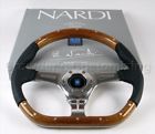 5055.35.3000 Wood Kallista Leather Nardi Steering Wheel Black 350 Mm