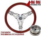 Bd2005-14 Wood Prices - Steering Chevy Light 1994 Spokes 1969 Fits Wheel Chrome-plated