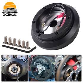 054qr20250716 Wutong 6 Bolt Quick Release Steering Wheel Short Hub Adapter For Honda Civic 1986-1991