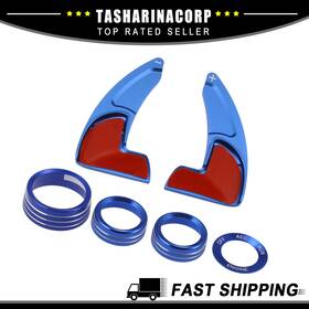 X Autohaux 786527693559 Piece Of 1 Steering Wheel Shift Paddle Extension Set Blue Fit For Dodge Durango