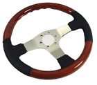 X2530 Corvette America Black Steering Wheel Chrome Spokes