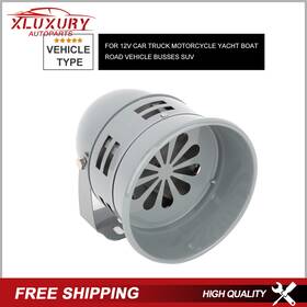 X16035201u Xlux Automotive Horns Air Raid Siren Horn Driven Alarm 12v 110db For Car Truck Motor
