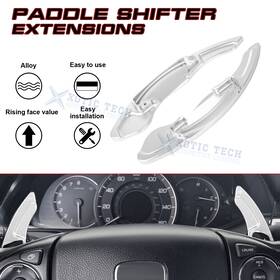 Sp25s Xotic Tech #sp25s Silver Aluminum Paddle Shifter Extensions For Honda Civic 10th Gen Accord