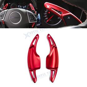 Sp29r Xotic Tech #sp29r Red Add-on Steering Wheel Paddle Shift Extension For Chevy Corvette Camaro 16-up