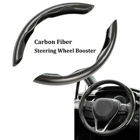 14i06592ebus Xukey Universal Car Steering Wheel Booster Cover Non-slip Accessories Carbon Fiber